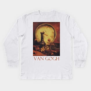 Still Life with Flowers by Vincent van Gogh Kids Long Sleeve T-Shirt